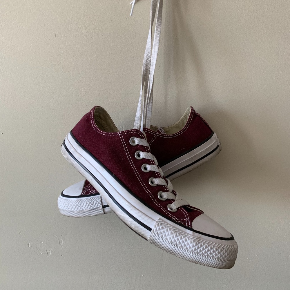 Maroon Converse
